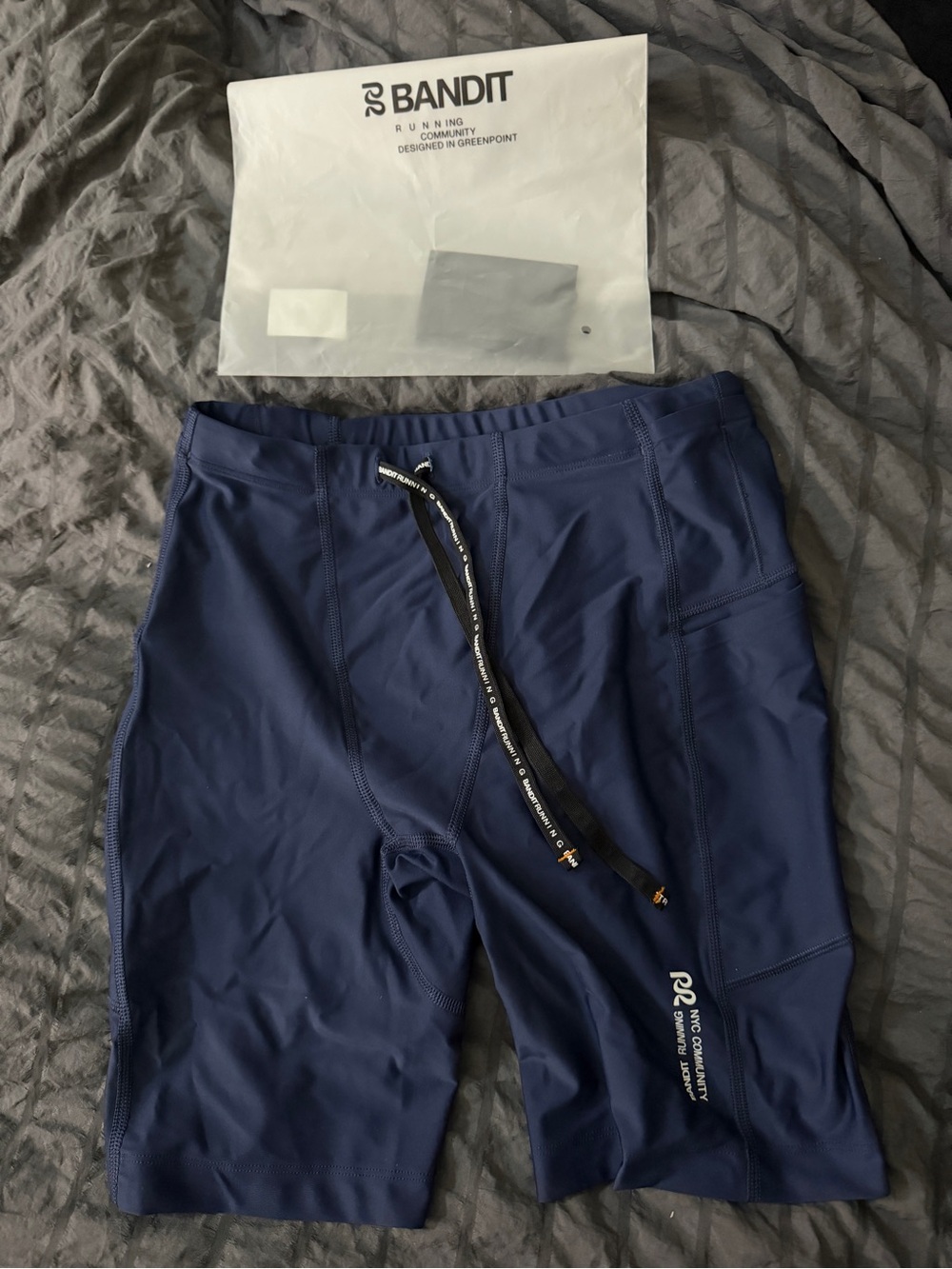 Bandit Running Men’s SUPERBEAM™ Next Gen 7 Pocket Half Tights – Size Medium